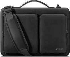 Torba Tech-Protect Defender Bag 13-14'' czarny. Czarne torby na laptopa damskie TECH-PROTECT, bez wzorów. Za 109.90 zł.