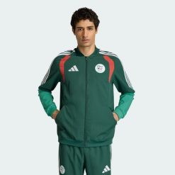 Bluza reprezentacyjna Algeria 26. Zielone bluzy bez kaptura męskie Adidas, l, z dzianiny. Za 369.00 zł.