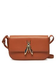 Patrizia Pepe Torebka 8B0231/L061 Brązowy. Brązowe listonoszki damskie Patrizia Pepe, bez wzorów, ze skóry, bez dodatków. Za 759.99 zł.