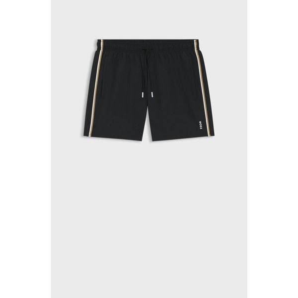 Szorty kąpielowe BOSS Beach NERO (50536351-001). Czarne szorty sportowe męskie Boss, trekkingowe. Za 409.00 zł.