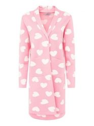 Zwillingsherz Kardigan w kolorze jasnoróżowym rozmiar: L/XL. Różowe kardigany damskie Zwillingsherz, l, bez wzorów. Za 126.15 zł.