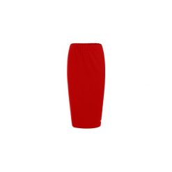 CZERWONA SPÓDNICA OŁÓWKOWA BASIC. Czerwone spódniczki damskie Bien fashion, m, bez wzorów, z gumy, eleganckie, midi, dopasowane. Za 79.00 zł.