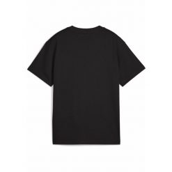 Młodzieżowa koszulka Essentials Animal Logo Infill PUMA Black. Czarna bluzki damskie Puma, m, bez wzorów, prążkowane, młodzieżowe, bez kołnierzyka, bez ramiączek. Za 89.00 zł.