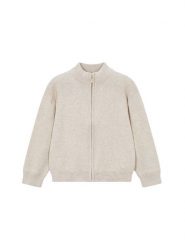 Mayoral Kardigan 3382 Beżowy Regular Fit. Brązowe swetry chłopięce Mayoral, bez wzorów, z bawełny, bez kołnierzyka. Za 109.99 zł.