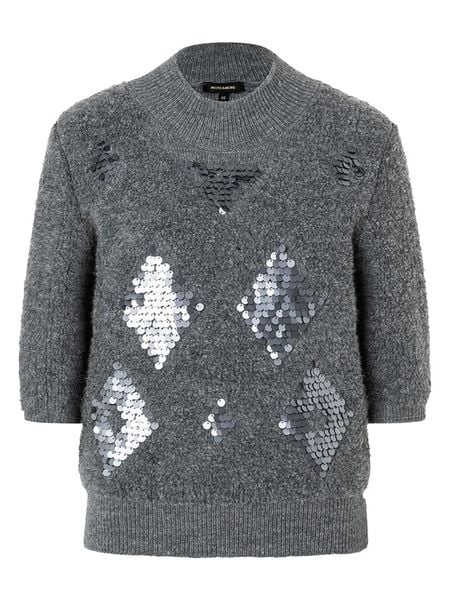 More & More Sweter w kolorze szarym rozmiar: 38. Szare swetry klasyczne damskie MORE & MORE, bez kołnierzyka. Za 130.19 zł.