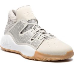 Buty adidas - Pro Vision D96945 Rawwht/Lbrown/Gum3. Brązowe buty sportowe na co dzień męskie Adidas, z materiału, bez zapięcia, do koszykówki. W wyprzedaży za 279.00 zł.