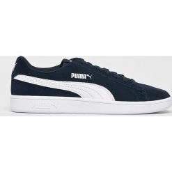 Puma - Buty Smash V2. Niebieskie buty sportowe na co dzień męskie Puma, z materiału, bez zapięcia. W wyprzedaży za 199.90 zł.