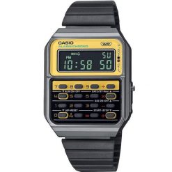 Zegarek Męski Casio CA-500WEGG-9BEF. Czarne zegarki męskie Casio. W wyprzedaży za 296.90 zł.