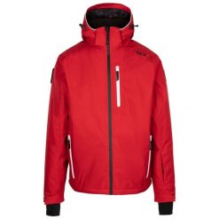 Kurtka narciarska 4090 z odpinanym kapturem. Czerwone kurtki narciarskie i snowboardowe damskie DLX, m, bez wzorów, z poliesteru, narciarskie. Za 568.25 zł.