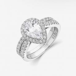 Sensora Jewelry SAPHIR Pierścień SET Pierścionki 1 ct. Pierścionki damskie Sensora Jewelry, z cyrkonią. Za 239.99 zł.