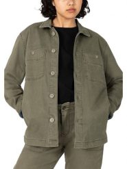 Timezone Kurtka koszulowa w kolorze khaki rozmiar: S. Brązowe kurtki damskie Timezone, s, bez wzorów, bez kaptura. Za 166.88 zł.