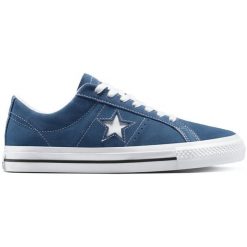 Buty sportowe Converse One Star Pro. Niebieskie buty sportowe na co dzień męskie Converse, z zamszu, bez zapięcia, na fitness i siłownię. Za 590.00 zł.