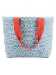 Remember Torba plażowa w kolorze błękitnym - 48 x 32 x 14,5 cm rozmiar: onesize. Niebieskie torebki klasyczne damskie Remember, bez wzorów, z materiału, bez dodatków. Za 105.38 zł.