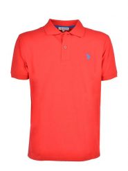 U.S. Polo Assn. Koszulka polo w kolorze czerwonym rozmiar: 3XL. Czerwone koszulki polo męskie U.S. Polo Assn., s, bez wzorów, bez ramiączek. Za 87.81 zł.