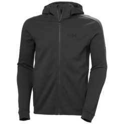 Bluza z kapturem i zamkiem błyskawicznym Helly Hansen HP Tech. Brązowe bluzy z kapturem męskie Helly Hansen, l, z bawełny. Za 516.45 zł.