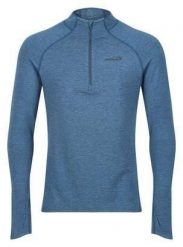 Bluza z zamkiem męska Inov-8 Train Elite Mid LSZ. Niebieskie bluzy z kapturem męskie Inov-8, m, z elastanu. Za 299.99 zł.