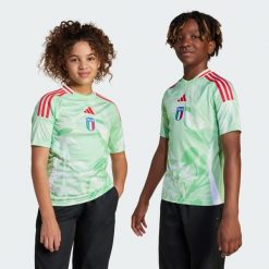 Koszulka Italy 25 (Women's Team) Away. Zielone t-shirty damskie Adidas, l, bez wzorów, z materiału, bez kołnierzyka. Za 344.50 zł.