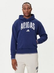Adidas Bluza Collegiate KC3874 Niebieski Regular Fit. Niebieskie bluzy bez kaptura męskie Adidas, m, z bawełny. Za 219.99 zł.
