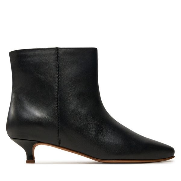 Botki Balagan. Czarne botki damskie BALAGAN, bez obcasa, na szpilce, bez zapięcia. Za 599.99 zł.