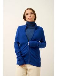 Just Cashmere Kaszmirowy kardigan "Ayr" w kolorze granatowym rozmiar: XL. Niebieskie kardigany damskie Just Cashmere, xl, bez wzorów, z kaszmiru. Za 368.09 zł.