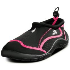 Buty do wody Aqua Speed model 28D. Czarne buty sportowe na co dzień damskie Aqua-Speed, bez wzorów. Za 44.99 zł.