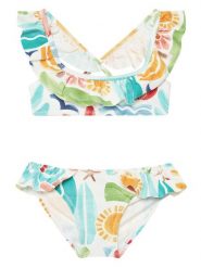 Mayoral Strój kąpielowy 3734 Kolorowy. Stroje kąpielowe dziewczęce Mayoral, bez wzorów, z syntetyku. Za 109.99 zł.