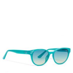 Okulary przeciwsłoneczne Guess. Niebieskie okulary przeciwsłoneczne dziecięce Guess. Za 169.99 zł.