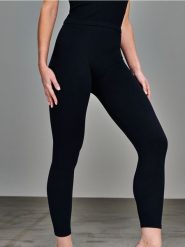 Elastyczne bezszwowe legginsy - czarny. Czarne legginsy damskie Sinsay, l, bez wzorów. Za 39.99 zł.