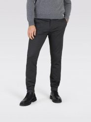 MAC Spodnie chino "Griffin" w kolorze antracytowym rozmiar: W35/L30. Czarne spodnie materiałowe męskie MAC, bez wzorów. Za 175.67 zł.
