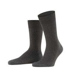 Skarpety Falke Bristol Pure. Szare skarpetki męskie Falke, bez wzorów, z materiału. Za 129.50 zł.