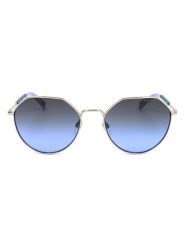 Levi's Okulary przeciwsłoneczne unisex w kolorze srebrno-niebieskim rozmiar: 57. Szare okulary przeciwsłoneczne damskie Levi's. Za 145.26 zł.