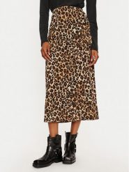Vero Moda Spódnica midi Verena 10323868 Brązowy Regular Fit. Brązowe spódniczki damskie Vero Moda, xs, bez wzorów, z syntetyku, midi. Za 79.99 zł.