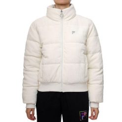 Damska kurtka puchowa Fila Corleone. Białe kurtki damskie Fila, m, bez wzorów, z bawełny, bez kaptura. Za 376.00 zł.
