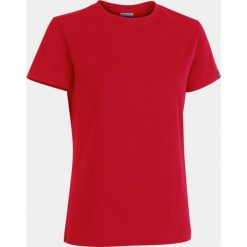 Koszulka Joma Desert dla Pań - Czerwona - Oddychająca i Lekka. Czerwone bluzki damskie Joma, z bawełny, bez kołnierzyka, bez ramiączek. Za 129.99 zł.