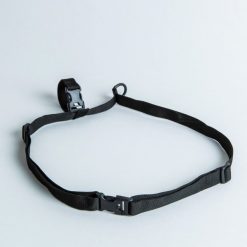Pasek do lonży do swimrun Nabaiji. Czarne paski damskie NABAIJI, bez wzorów, z poliesteru, sportowe. Za 19.99 zł.