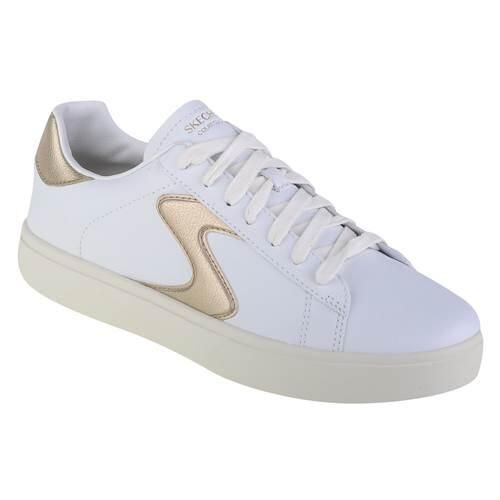 Buty do chodzenia damskie Skechers Eden Lx-beaming Glory. Białe buty sportowe na co dzień damskie Skechers, bez wzorów, z gumy, trekkingowe. Za 299.99 zł.