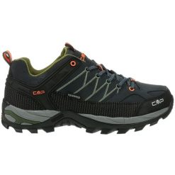Buty trekkingowe męskie CMP Rigel Low WP. Czarne buty trekkingowe męskie Campagnolo, bez zapięcia, trekkingowe. Za 359.00 zł.