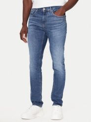 Tommy Jeans Jeansy DM0DM22203 Niebieski Slim Fit. Niebieskie jeansy męskie Tommy Jeans. Za 469.99 zł.