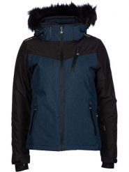 Peak Mountain Kurtka narciarska "Armate" w kolorze granatowym rozmiar: XL. Niebieskie kurtki narciarskie i snowboardowe damskie Peak Mountain, m, bez wzorów, z materiału, bez kaptura, narciarskie. Za 543.99 zł.