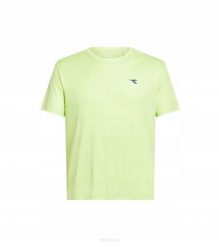 Koszulka tenisowa Diadora SS T-shirt Tennis. Żółte t-shirty męskie Diadora, s, bez wzorów, z materiału, bez kołnierzyka. Za 107.99 zł.