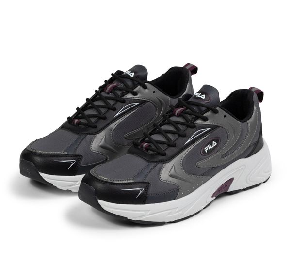 Buty męskie sportowe Fila KREATIX. Czarne buty sportowe na co dzień męskie Fila, z gumy, bez zapięcia, na fitness i siłownię. Za 176.00 zł.