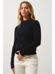 AUTHENTIC CASHMERE Kaszmirowy kardigan "Alberte" w kolorze czarnym rozmiar: L. Czarne kardigany damskie AUTHENTIC CASHMERE, l, bez wzorów, z kaszmiru. Za 385.73 zł.