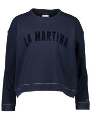 La Martina Bluza w kolorze granatowym rozmiar: XL. Niebieskie bluzy bez kaptura damskie La Martina, xl, z bawełny. Za 251.53 zł.