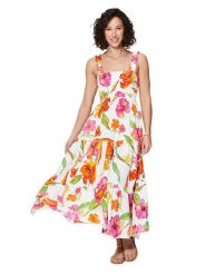 Ipanima Sukienka w kolorze białym rozmiar: 38/40. Białe sukienki damskie Ipanima, na co dzień, bez wzorów, klasyczne, bez kołnierzyka, bez ramiączek, maxi, proste. Za 78.99 zł.