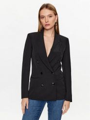 Liu Jo Marynarka MF3113 T7896 Czarny Regular Fit. Czarne marynarki i żakiety damskie Liu Jo, bez wzorów, z syntetyku. Za 699.99 zł.