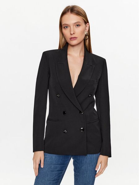 Liu Jo Marynarka MF3113 T7896 Czarny Regular Fit. Czarne marynarki i żakiety damskie Liu Jo, bez wzorów, z syntetyku. Za 699.99 zł.