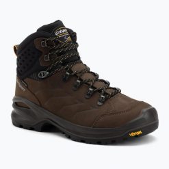 Buty trekkingowe męskie Grisport 15207NV5G. Brązowe buty trekkingowe męskie Grisport, bez zapięcia. Za 479.99 zł.