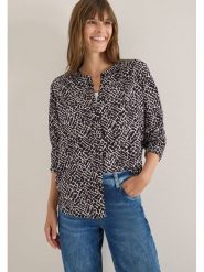 Cecil Bluzka w kolorze fioletowym rozmiar: M. Różowe bluzki damskie Cecil, m, bez wzorów, z wiskozy, klasyczne, bez kołnierzyka, bez ramiączek. Za 109.26 zł.