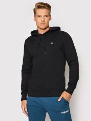 Napapijri Bluza Balis NP0A4FQV Czarny Regular Fit. Czarne bluzy bez kaptura męskie Napapijri, m, z bawełny. Za 229.99 zł.