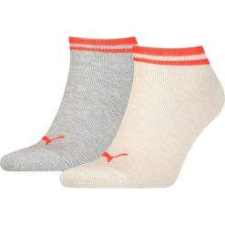 Skarpety sportowe unisex Puma Heritage Sneaker 2P. Szare skarpetki damskie Puma, bez wzorów. Za 39.77 zł.